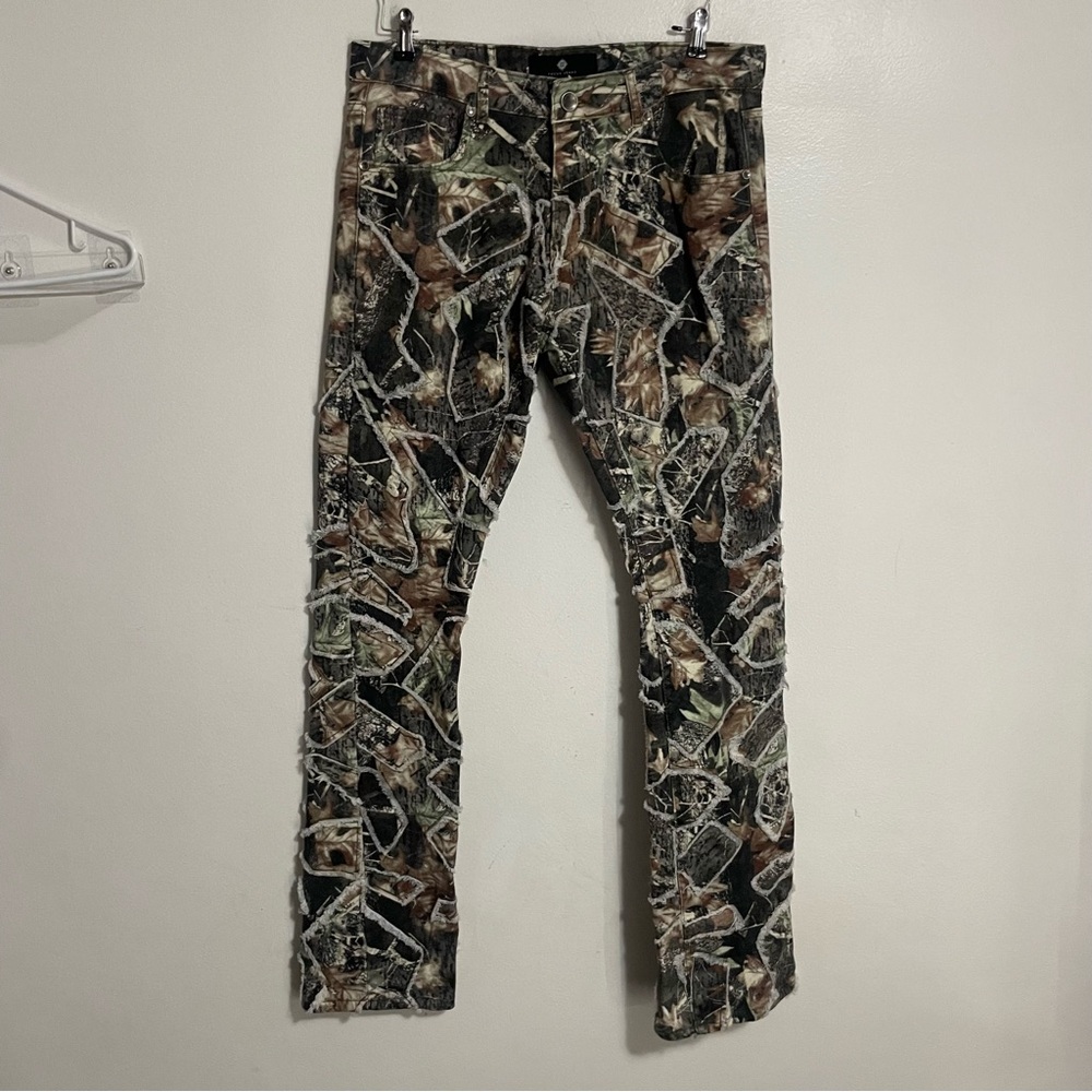 Focus Forest Camo Denim Jeans Size 36